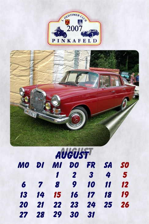 Oldtimerkalender 2007